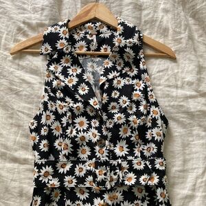 Free People Belted Floral Maxi Dress